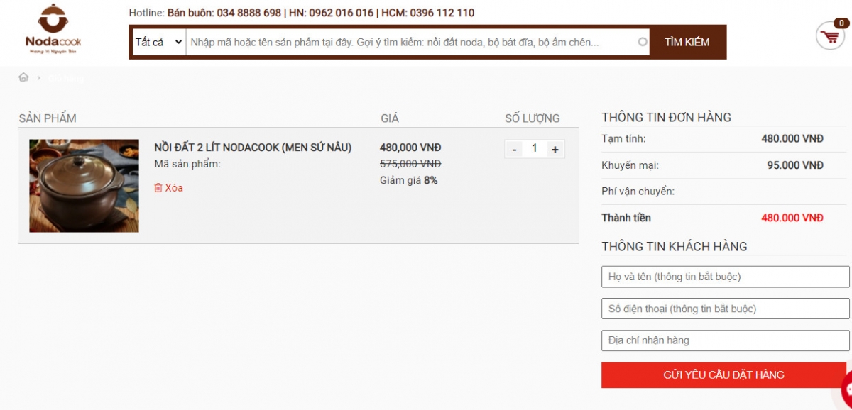 hướng dẫn mua nồi đất NodaCook