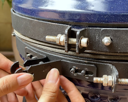 hướng dẫn lắp tay kê gỗ lò nướng