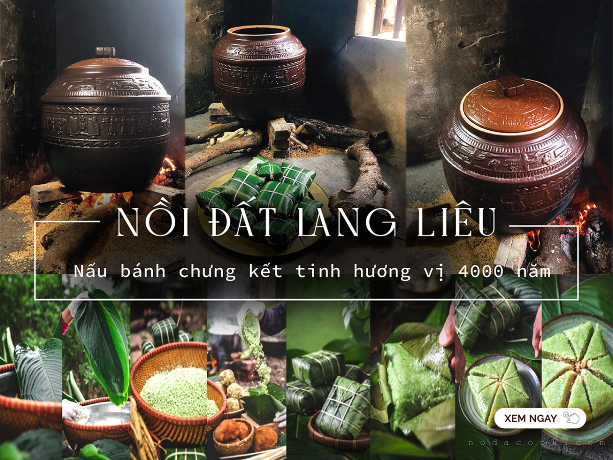 Nồi luộc bánh chưng