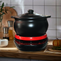 Nồi đất điện đa năng 2 lít ( màu đen)