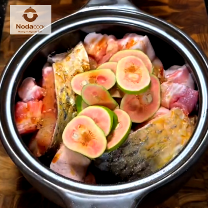 nồi đất bếp từ kho cá 2 lít men nâu