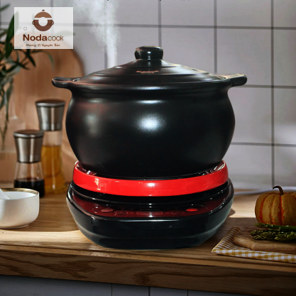 Nồi đất điện đa năng 2 lít ( màu đen)