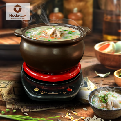 Nồi đất điện đa năng 2 lít ( màu nâu)