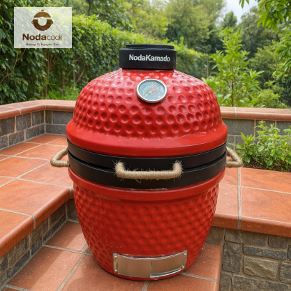 NodaKamado bản BASIC ECO men đỏ (Có tay cầm)